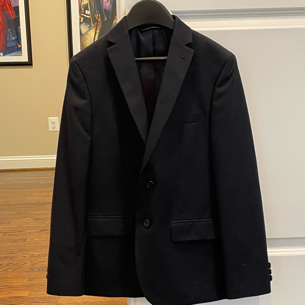 Ralph Lauren big boys solid suit jacket